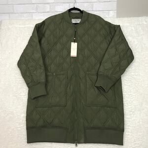 Calia by Carrie Underwood Long Quilted Bomber Jacket Womens Size Large